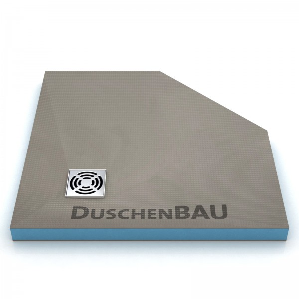 Duschelement 90x90 cm Profi Fünfeck