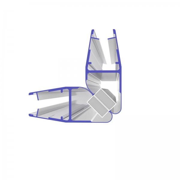 Magnetschienenset Typ 8851 für 90° (2x45°)