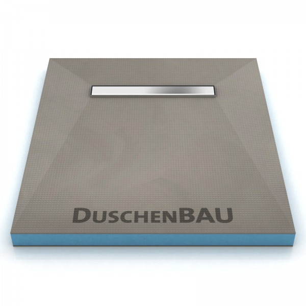 Duschelement 80x110 cm mit APZ106 4-seitiges Gefälle Boardstärke 40 mm