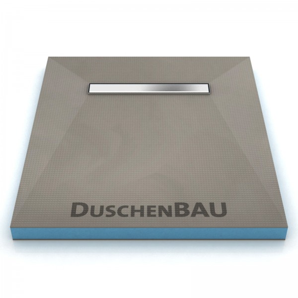 Duschelement 80x130 cm mit APZ106 4-seitiges Gefälle Boardstärke 40 mm